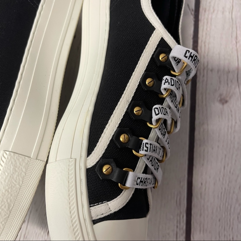 🔥 Christian Dior Walk N Dior black sneakers size 37 - Picture 8 of 13
